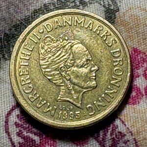 Denmark 10 Kroner 1995 Queen Margrethe II Circulated World Coin